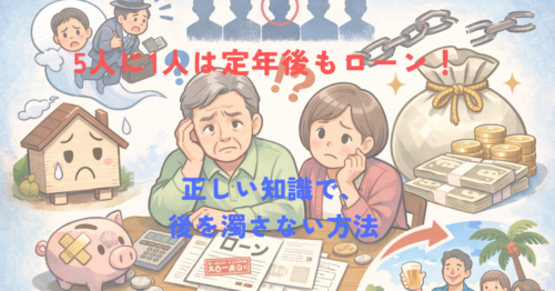 定年後にローンが残る人は5人に1人！残りやすいローンの実態と退職金の正しい使い方